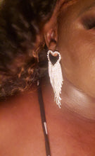 Load image into Gallery viewer, Heart Chandelier Earrings
