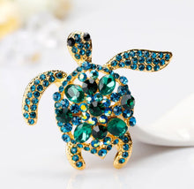 Load image into Gallery viewer, Tropical Tortoise Brooch
